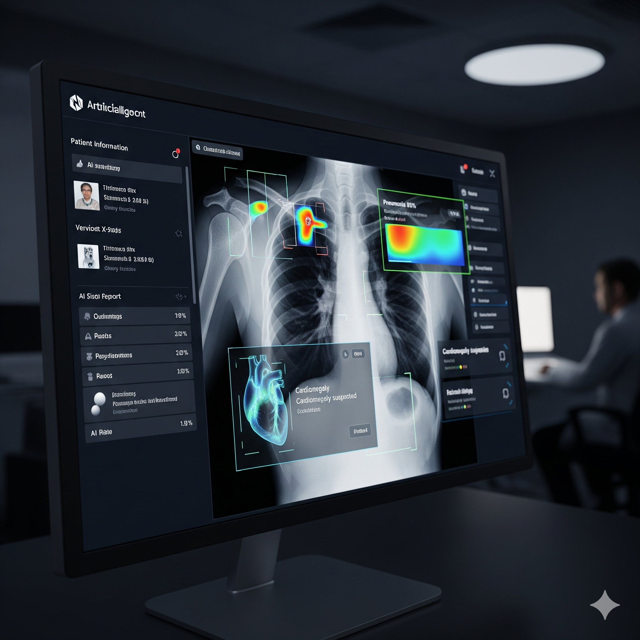 Inteligencia artificial para examinar radiografías